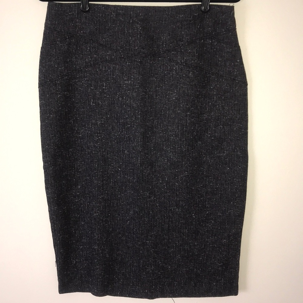 Dark grey pencil skirt